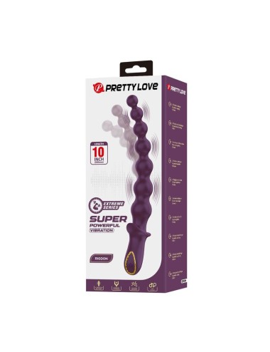 PRETTY LOVE - VIBRATORE ANALE RICARICABILE MADISON CON 10 FUNZIONI