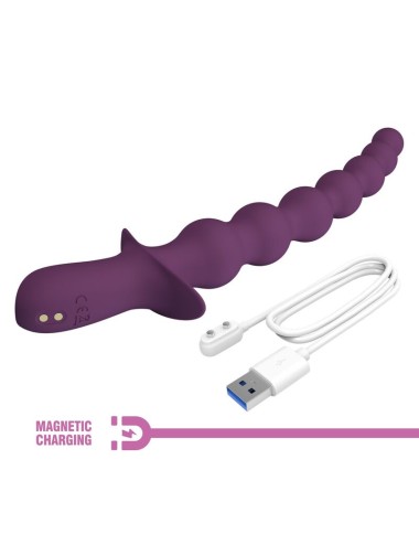 PRETTY LOVE - VIBRATORE ANALE RICARICABILE MADISON CON 10 FUNZIONI