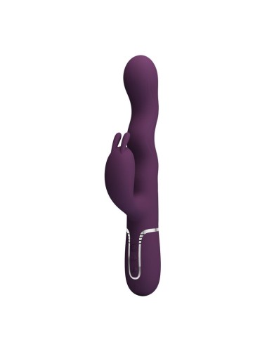 PRETTY LOVE - VIBRATORE A FORMA DI CONIGLIO LOURSEN CON MOVIMENTO DI SPINTA E 7 VIBRAZIONI