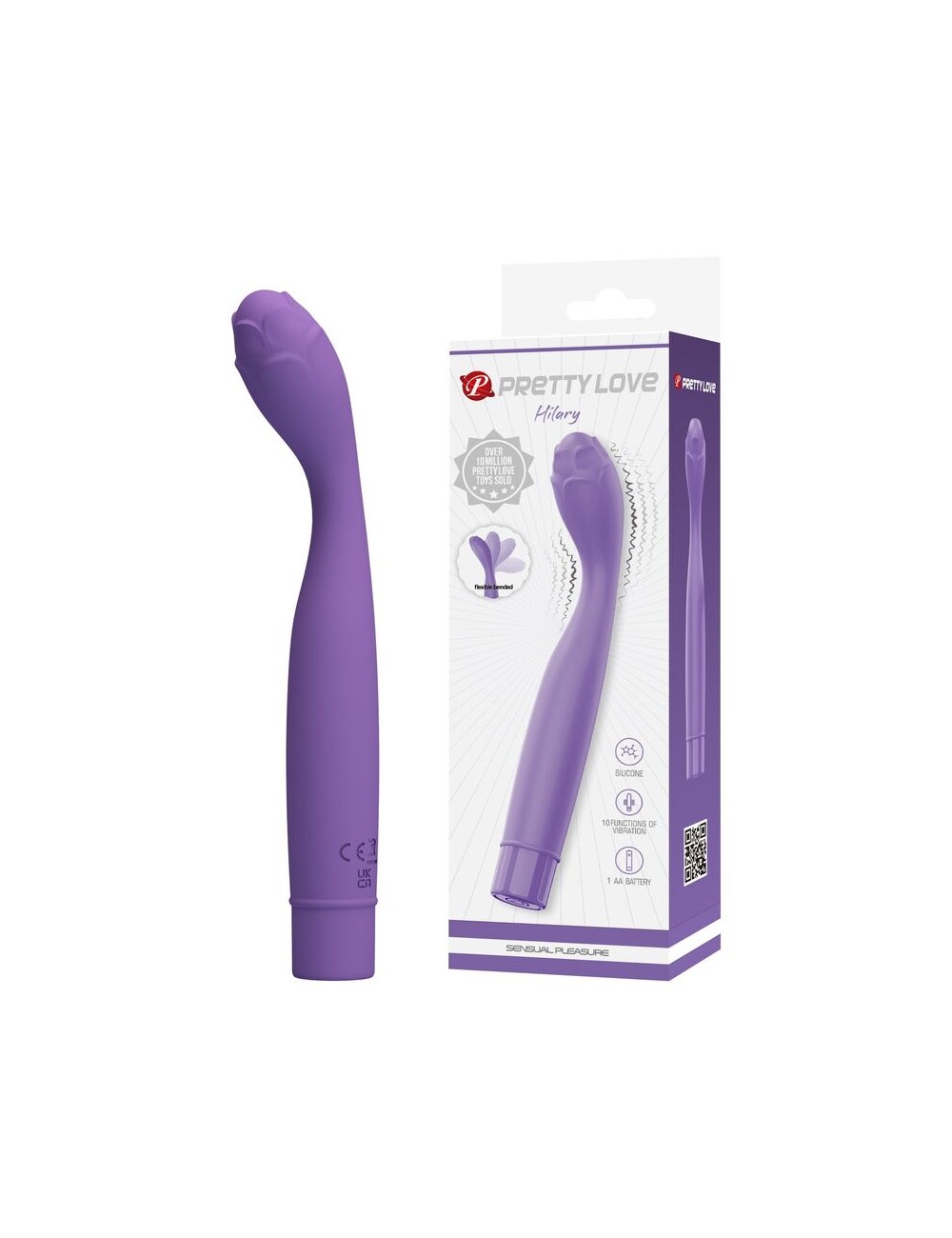 PRETTY LOVE - VIBRATORE FLESSIBILE PER IL PUNTO G HENRY VIOLA