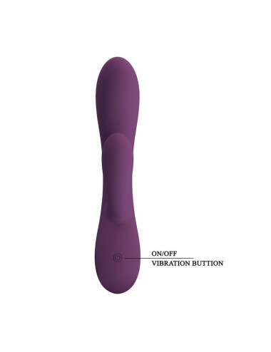 PRETTY LOVE - VIBRATORE A FORMA DI CONIGLIO RICARICABILE ROSOLYN CON 10 FUNZIONI