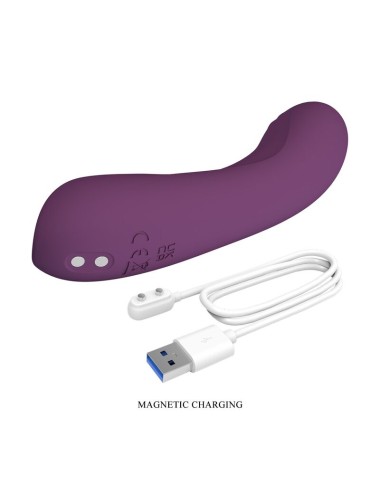 PRETTY LOVE - VIBRATORE RICARICABILE LLOYDE 10 FUNZIONI VIOLA