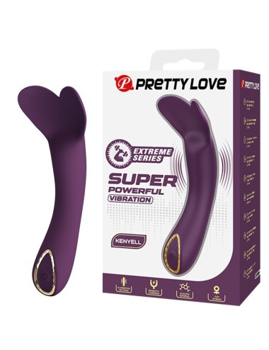 PRETTY LOVE - VIBRATORE RICARICABILE KENYELL 10 FUNZIONI VIOLA