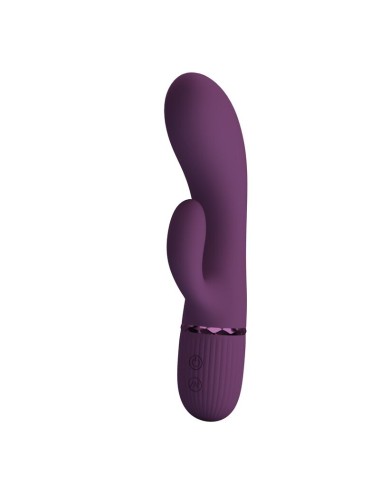PRETTY LOVE - MARGIE VIBRATORE A FORMA DI CONIGLIO RICARICABILE 10 FUNZIONI VIOLA