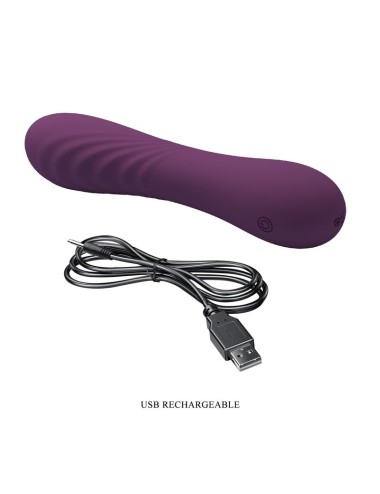 PRETTY LOVE - VIBRATORE RICARICABILE ALEXISROSE 10 FUNZIONI VIOLA