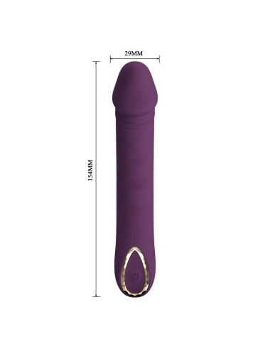 PRETTY LOVE - VIBRATORE RICARICABILE AMARA 10 FUNZIONI VIOLA