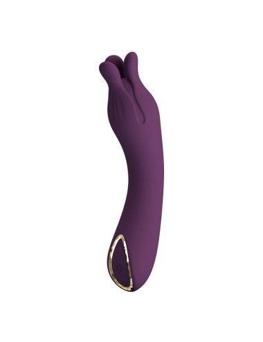 PRETTY LOVE - VIBRATORE RICARICABILE LUNAO 10 FUNZIONI VIOLA