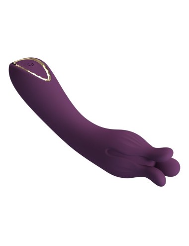 PRETTY LOVE - VIBRATORE RICARICABILE LUNAO 10 FUNZIONI VIOLA
