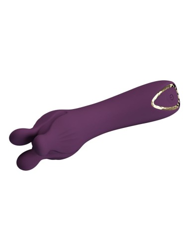 PRETTY LOVE - VIBRATORE RICARICABILE LUNAO 10 FUNZIONI VIOLA