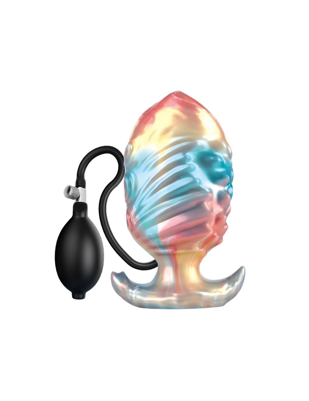 POWER MONSTERS - EBON LEVIATHAN TRICOLORE PLUG ANALE GONFIABILE FANTASY 18 CM