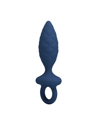 MR PLAY - PLUG ANALE TESTURIZZATO CON ANELLO BLU S