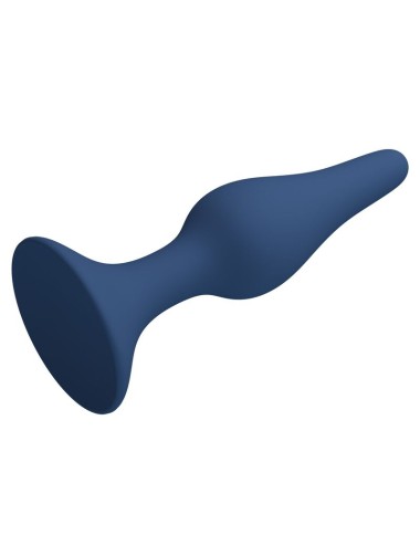 MR PLAY - PLUG ANALE CONICO IN SILICONE BLU XL