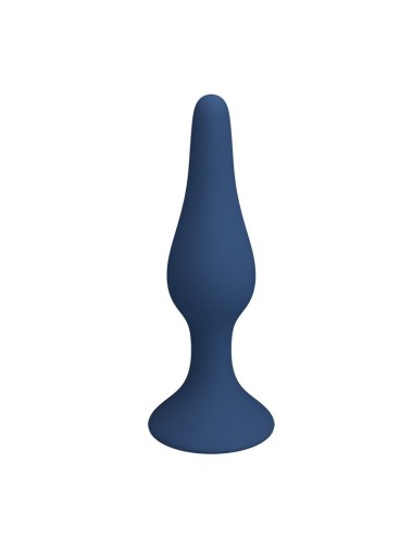 MR PLAY - PLUG ANALE SLIM IN SILICONE BLU TAGLIA S