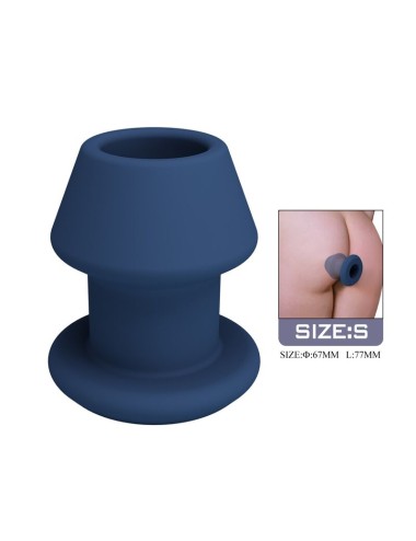 MR PLAY - JACK BLUE PLUG ANALE CAVO IN SILICONE TAGLIA S