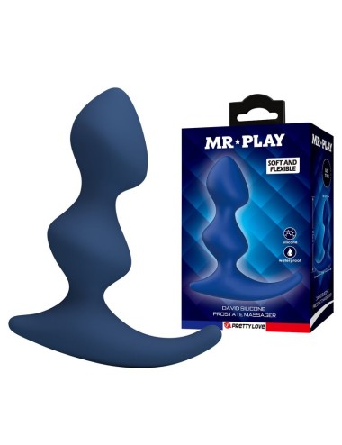 MR PLAY - PLUG ANALE ERGONOMICO BLU