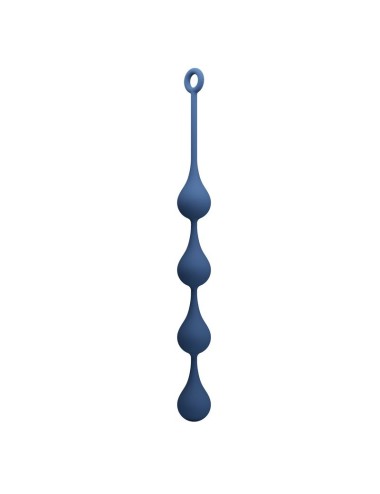 MR PLAY - PERLE ANALI IN SILICONE BLU TAGLIA XL 52,5 CM