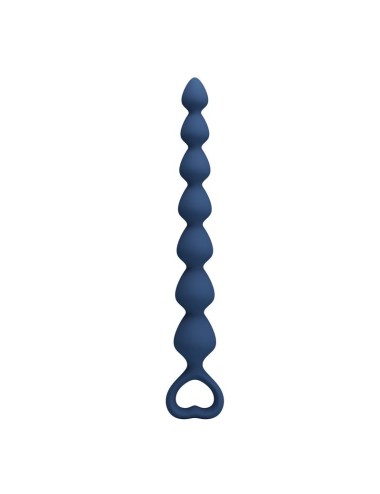 MR PLAY - PERLE ANALALI IN SILICONE BLU E PLUG ANAL 26