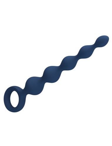 MR PLAY - PERLE ANAL IN SILICONE BLU E PLUG ANAL 20,4 CM