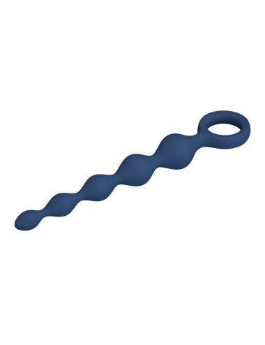 MR PLAY - PERLE ANAL IN SILICONE BLU E PLUG ANAL 20,4 CM