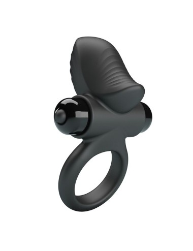PRETTY LOVE - ADRIEN ANELLO VIBRANTE PER PENE 10 FUNZIONI NERO
