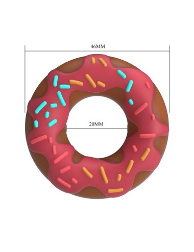 PRETTY LOVE - ANELLO PER PENE SUPER DONUT ROSA