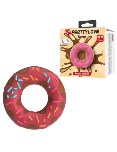 PRETTY LOVE - ANELLO PER PENE SUPER DONUT ROSA
