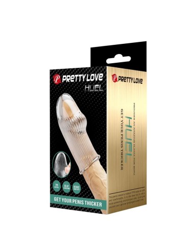 PRETTY LOVE - HUEL PENIS SLEEVE PER UN PENE PIÙ SPESSO E TRASPARENTE