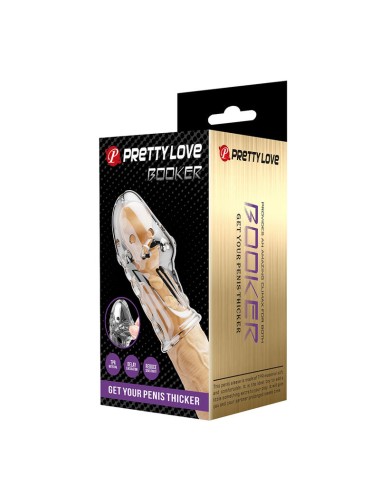 PRETTY LOVE - MANICOTTO PER PENE ROCKER PER UN PENE PIÙ SPESSO E TRASPARENTE
