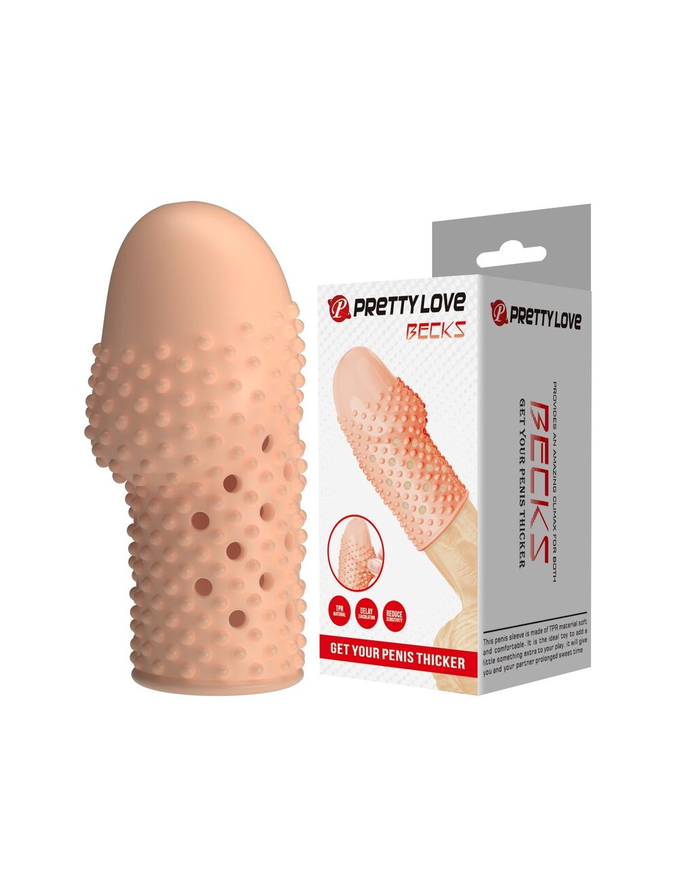 PRETTY LOVE - MANICOTTO PER PENE DA GEEK PER UN PENE PIÙ SPESSO