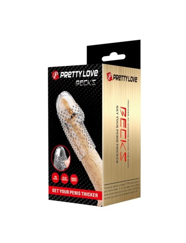 PRETTY LOVE - LA MANICA PER PENE DA GEEK PER UN PENE PIÙ SPESSO E TRASPARENTE