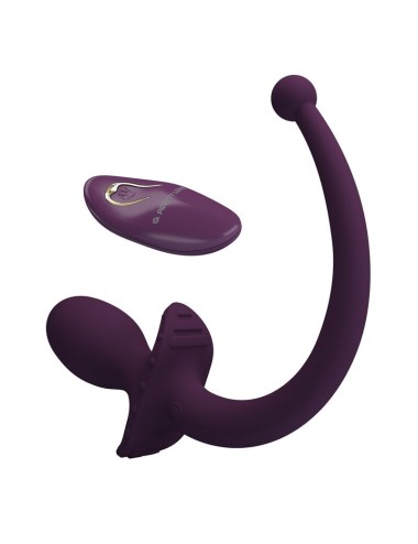 PRETTY LOVE - LIOEA VIBRANTE ANALE CON CODA, 12 FUNZIONI, TELECOMANDO VIOLA