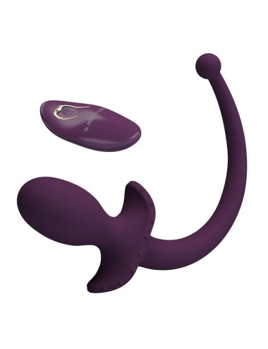 PRETTY LOVE - LIOEA VIBRANTE ANALE CON CODA, 12 FUNZIONI, TELECOMANDO VIOLA
