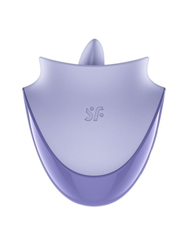 SATISFYER - TONGUE DANCER STIMOLATORE CLITORIDEO CON VIBRAZIONI E PULSAZIONI LILLA