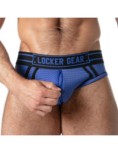LOCKER GEAR - INSOLITO SPORTIVO IN RETE - BLU, TAGLIA L