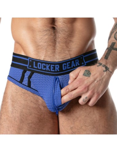 LOCKER GEAR - INSOLITO SPORTIVO IN RETE - BLU, TAGLIA XL