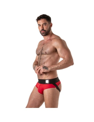 LOCKER GEAR - LOCKER GEAR CON FASCIA IN VITA LARGA ROSSO TAGLIA M