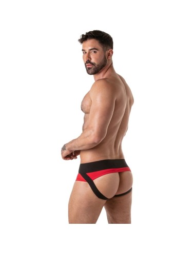 LOCKER GEAR - LOCKER GEAR CON FASCIA IN VITA LARGA ROSSO TAGLIA XL