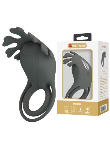PRETTY LOVE - ANELLO VIBRANTE RICARICABILE CON STIMOLATORE