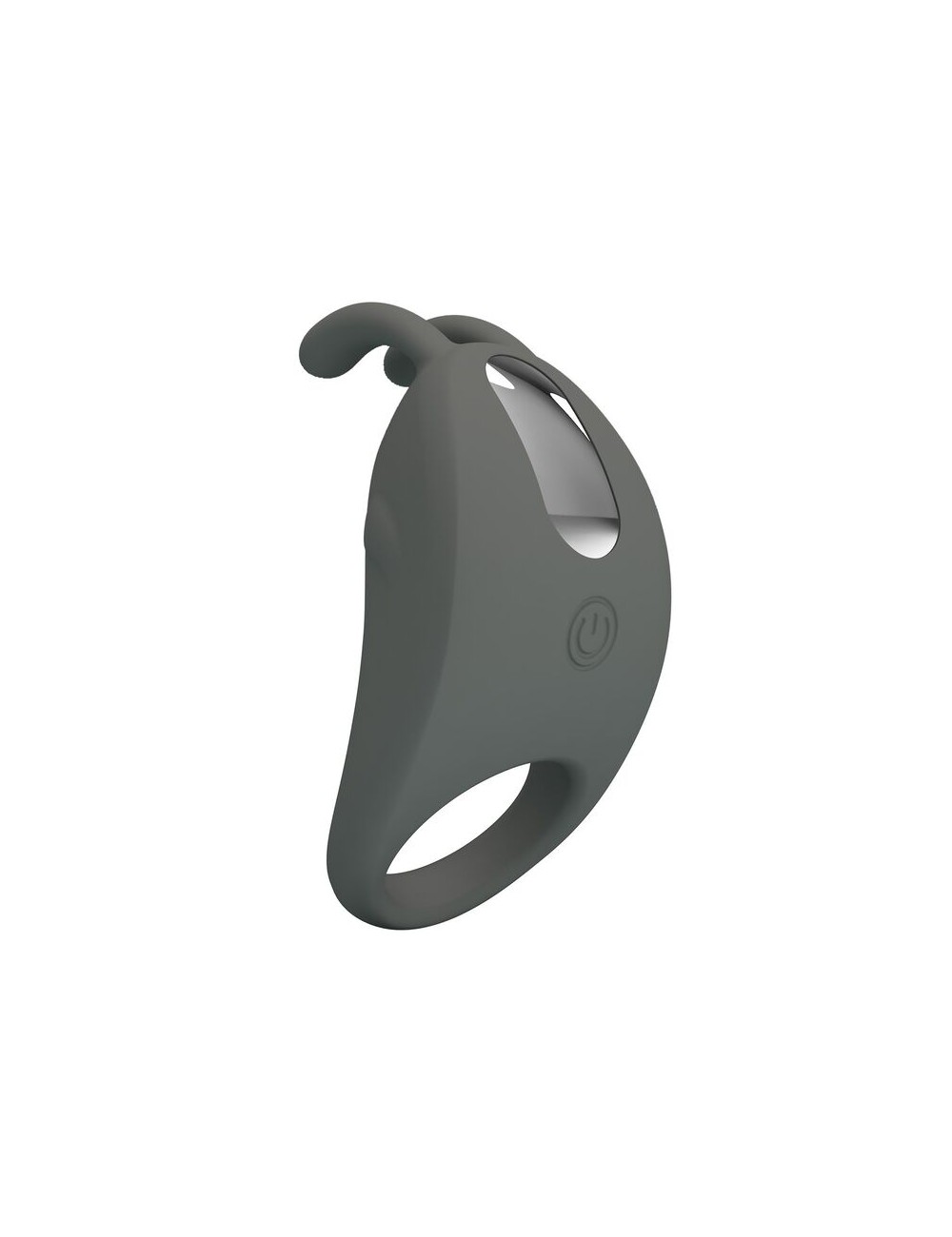 PRETTY LOVE - ANELLO VIBRANTE RICARICABILE CON STIMOLATORE A FORMA DI CONIGLIO