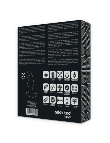 ADDICTED TOYS - TELECOMANDO SPINA ANALE P-SPOT NERO