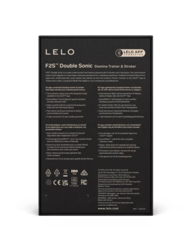 LELO - F2S DOPPIO STIMOLATORE SONICO MASCHILE CON DOPPIA STIMOLAZIONE SONICA ROSSO