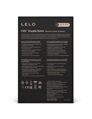 LELO - F2S DOPPIO STROPULSORE MASCHILE SONICO CON DOPPIA STIMOLAZIONE SONICA, COLORE TEAL