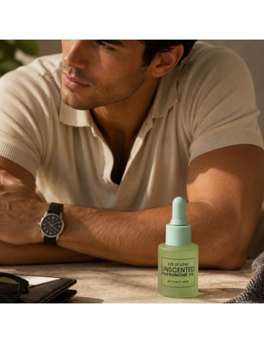 EYE OF LOVE - OLIO PROFUMATO CON FEROMONI PER UOMO, SENZA PROFUMO, 20 ML