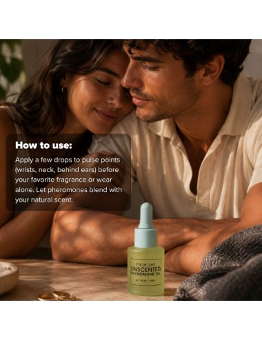 EYE OF LOVE - OLIO PROFUMATO CON FEROMONI PER UOMO, SENZA PROFUMO, 20 ML
