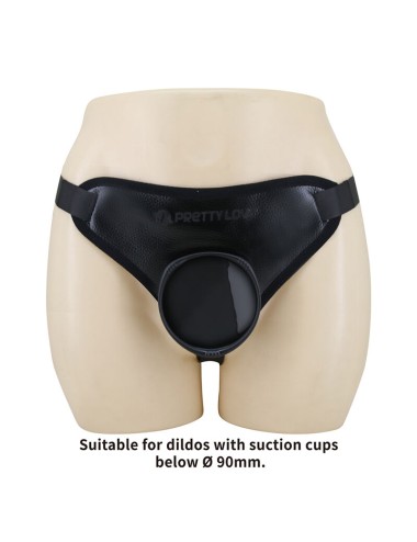 PRETTY LOVE - IMBRACATURA UNIVERSALE CON STRAP-ON NERA