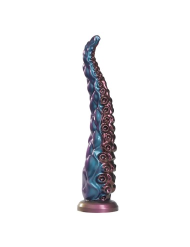 POWER MONSTERS - DILDO IN SILICONE FANTASY TRICOLOR TENTACLE ABYSSAL 46 CM Ø 7 CM