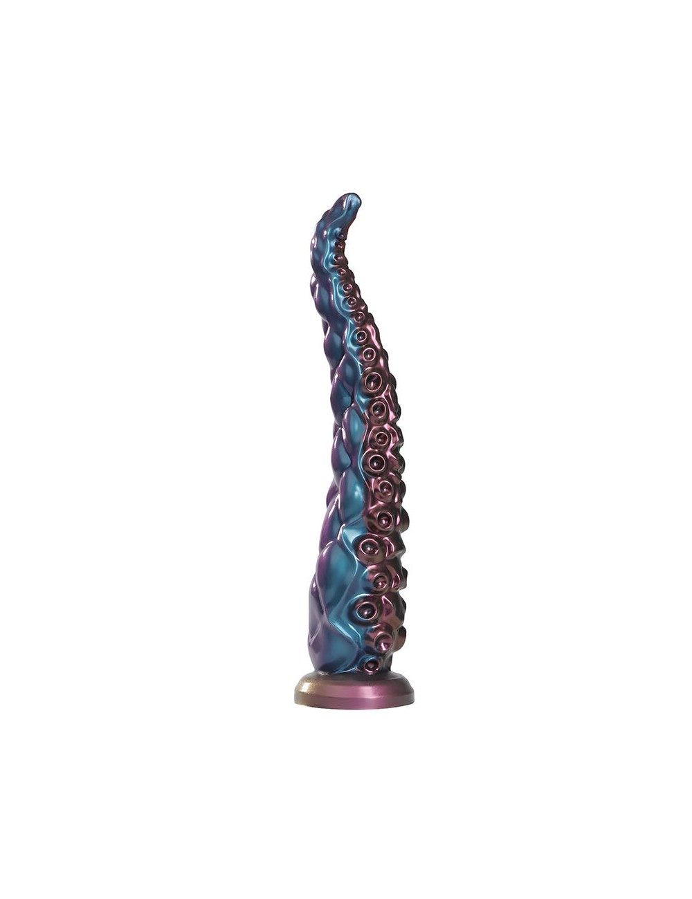 POWER MONSTERS - DILDO IN SILICONE FANTASY TRICOLOR TENTACLE ABYSSAL 46 CM Ø 7 CM