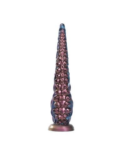 POWER MONSTERS - DILDO IN SILICONE FANTASY TRICOLOR TENTACLE ABYSSAL 46 CM Ø 7 CM