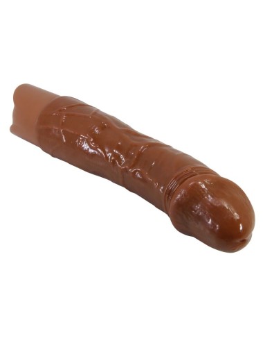 PRETTY LOVE - DONALD VIBRATORE REALISTICO 19,5 CM Ø 4 CM MARRONE