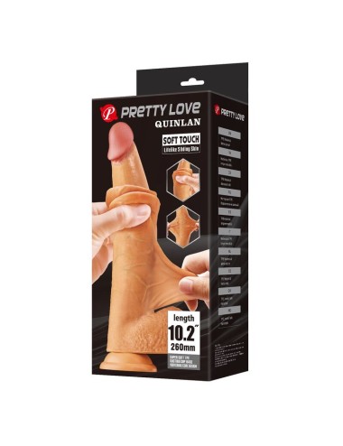 PRETTY LOVE - DILDO REALISTICO QUINLAN 26 CM Ø 5.5 CM NATURALE